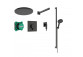 Sprchový systém Hansgrohe Crometta S 240 1jet, podomítkový, baterie páková, horní sprcha 24cm, sluchátko 2-funkční, chrom