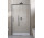 Dveře wnękowe Radaway Idea 8 DWJ Brushed GunMetal 140 cm, pravé - sklo čiré, profil gunmetal szczotkowany