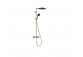 Sprchový set Hansgrohe Pulsify S Puro 260 1 jet z Ecostat Fine i główką sprchovým 3jet, barva bronz kartáčovaný