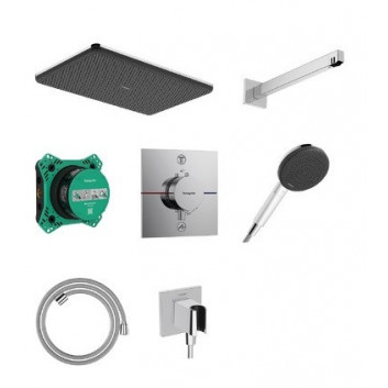 Sprchový set Hansgrohe Croma 220 sada s termostatem a horní sprchou