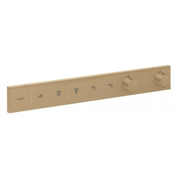 Baterie termostatická Hansgrohe RainSelect, podomítková, 2 přijímače, černá matnáný