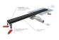 Souprava Wiper New Premium, lineární odtok 110 cm, Ponente, z rotačním syfonem snake 360, szlif