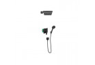 Sprchový set Hansgrohe Vernis Shape 230, podomítkový, 2 výstupy vody, černá matnáný