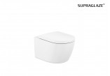 Mísa podvěsná WC Roca Meridian Rimless Compacto, 48x36cm, bez kołnierza, bílá
