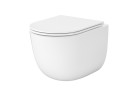 Souprava Cersanit SET C947: Mísa WC závěsná Cersanit Remo Pro Oval Tornado 36x51 cm se sedátkem duroplastową Slim - bílá