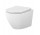 Souprava Cersanit SET C502: Mísa WC závěsná Cersanit Desse Pro Oval Tornado 36x49 cm se sedátkem duroplastową Slim - bílá