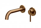Umyvadlová baterie Kohlman Axel Brushed Copper podomítková - szczotkowana měď