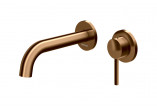 Umyvadlová baterie Kohlman Axel Brushed Copper podomítková - szczotkowana měď
