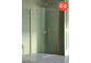 Vanová zástěna New Trendy New Soleo Black 100x140 cm, pravý, dvoudílný, sklo čiré