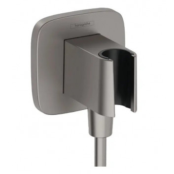 Propojení vody Hansgrohe FixFit E, s rukojetí sprchovým, bílý matnáný