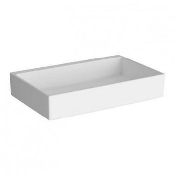 Umyvadlo Vitra Valarte 80x53 cm Retro, s otvorem na baterie - bílá
