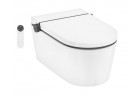 Závěsné wc WC Hansgrohe LavaPura Prvek S s funkcí bidetu AquaHelix Flush, SmartClean, HygieneEffect - bílá
