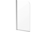 Sprchová zástěna Deante Prozma walk-in 80x195 cm - sklo transparentní, profil broušená ocel