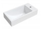 Umyvadlo na postavení na desku Omnires Marble+ 59x31cm bílý lesklá MaltaBP- sanitbuy.pl