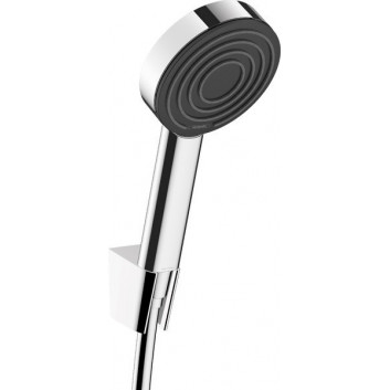 Sprchový sada Hansgrohe Pulsify 260 1jet s baterií termostatickou ShowerTablet Select 400, na stěnu, chrom