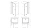 Sprchový kout Radaway Modo X I 120, przejrzysta, 1180x2000mm