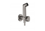 Ruční sprcha Hansgrohe Bidette 1jet S EcoSmart se směšovačem, držákem a hadicí sprchovým 125 cm - zlatá optyczny leštený