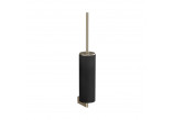 Wc štětka Gessi Ingranaggio, stěnová, z černým ceramiką - Black Kov Brushed PVD