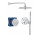 Sprchový set podomítkový Grohe Precision SmartControl s hlavovou sprchou Vitalio Joy 260 - chrom