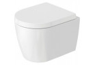 Mísa WC Duravit ME by Starck 37x48 cm závěsná, bez kołnierza - bílý lesklá