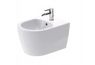 Závěsný bidet Duravit ME by Starck 37x48 cm z přepadem, s otvorem pro baterii, DuraShield - bílý