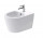 Závěsný bidet Duravit ME by Starck 37x48 cm z přepadem, s otvorem pro baterii, DuraShield - bílý