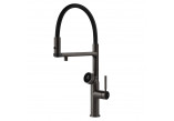 Wc štětka Gessi Ingranaggio, stěnová, z černým ceramiką - Black Kov Brushed PVD