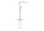 Sprchový systém Grohe Euphoria System 260 s termostatem k montáži na stěnu, s hlavovou sprchou okrągłą 26 cm - phantom black