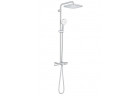 System vannovásprchový Grohe Tempesta System 250 Cube s termostatem k montáži na stěnu, s hlavovou sprchou kwadratową 25 cm - chrom