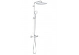 Sprchový systém Grohe Tempesta System 250 Cube s termostatem k montáži na stěnu, s hlavovou sprchou kwadratową 25 cm - chrom