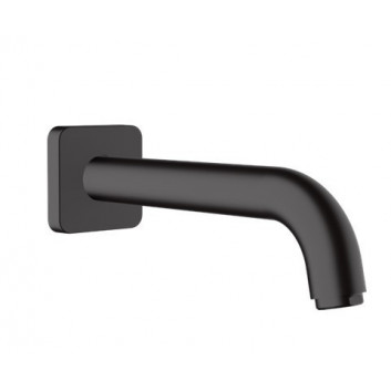 Umyvadlová baterie Hansgrohe Vernis Shape páková, s výtokovým ramenem 20,7 cm, stěnová, podomítková - černá matnáný
