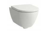 Mísa WC Laufen Pro X závěsná, 36 x 54 cm, Silent Flush Rimless, EasyFit 3.0 - bílá