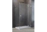 Dveře wnękowe Radaway Essenza 8 DWJ, pravé 110 cm, výška 200 cm, sklo čiré 8 mm, profil chrom