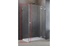 Pevná boční stěna S1 Radaway Essenza Pro 8 KDJ 900x2000 mm, univerzální dla wszystkich kolorów profili - sklo čiré