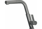 Dřezová baterie Deante Silia, s výsuvnou sprchou - titanium