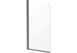 Sprchová zástěna Deante Prozma walk-in 80x195 cm - sklo transparentní, profil broušená ocel