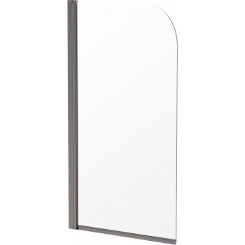 Sprchová zástěna Deante Prozma walk-in 80x195 cm - sklo transparentní, profil broušená ocel