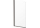 Sprchová zástěna Deante Prozma walk-in 80x195 cm - sklo transparentní, profil broušená ocel