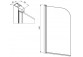 Sprchová zástěna Deante Prozma walk-in 80x195 cm - sklo transparentní, profil broušená ocel
