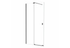 Sprchový kout walk-in Besco Vayo 110x200 cm, przesuwna - sklo čiré, profil Gun Kov