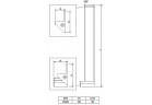 KERRIA PLUS - Profil do dveře wnękowych systemu Kerria Plus - chrom - KTS_000X