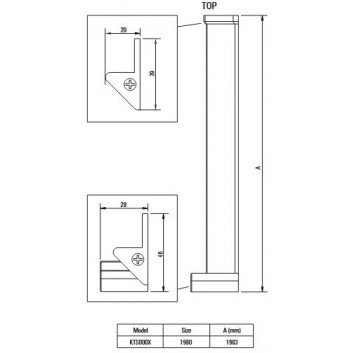Sprchový kout Deante Square čtvercová 90x90 cm - sklo čiré, profil bronz kartáčovaný