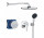 Sprchový set podomítkový Grohe Start Edge s hlavovou sprchou Vitalio Start 250 - chrom
