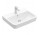 Umyvadlo částečně zápustná Villeroy & Boch O.Novo, 65x46 cm, z přepadem, s otvorem pro baterii, s povrchem CeramicPlus - bílá