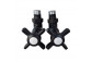 Sada ventilů Imers úhlových stylizovaných Retro - starý mosaz- sanitbuy.pl