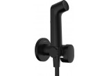 Ruční sprcha Hansgrohe Bidette 1jet S EcoSmart se směšovačem, držákem a hadicí sprchovým 125 cm - černá matnáný