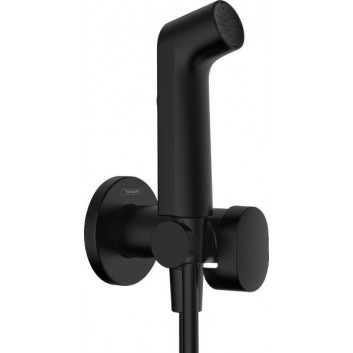 Ruční sprcha Hansgrohe Bidette 1jet S EcoSmart se směšovačem, držákem a hadicí sprchovým 125 cm - bronz kartáčovaný