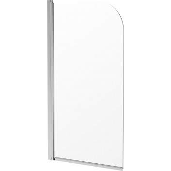 Vanová zástěna Deante Jasmin 80x140 cm - titanium