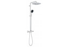 Sprchový systém Grohe Vitalio Comfort 250 s termostatem k montáži na stěnu, s hlavovou sprchou kwadratową 25 cm - chrom
