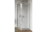 Sprchový kout Ravak Blix Slim BLSRV2K+BLSRV2K, złożona z dwóch sztuk dveře prysznicowych, 90x90x195 cm, sklo čiré z warstwą AntiCalc, profil lesklý chrom